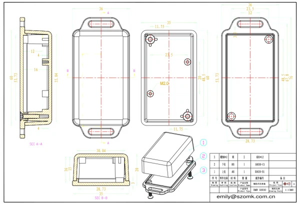 wall mounting plastic enclosures