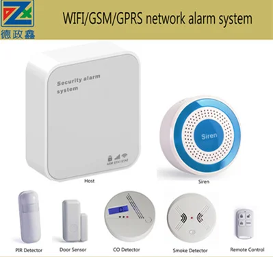Аварийная сигнализация wifi GSM Android IOS iPhone приложение Управление домашняя охранная