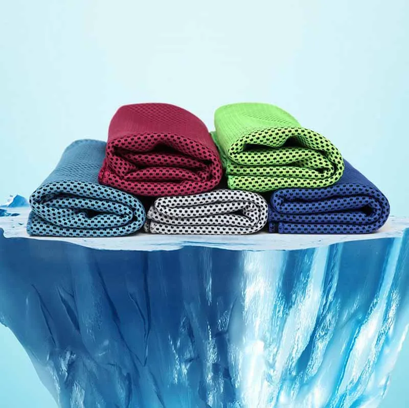 Summer Outdoor Sports Towel Ice Cold Towel Scarf Running Yoga Travel Gym Camping Golf Workout Cooling Towel Chilling Neck Wrap (23)