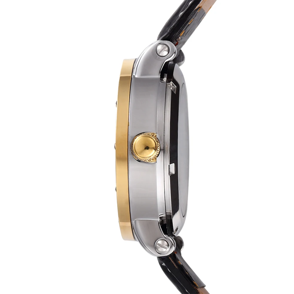 SHENHUA Новые Мужские автоматические механические часы лучший бренд класса люкс мужские черные кожаные механические часы с ремешком Relogio Masculino