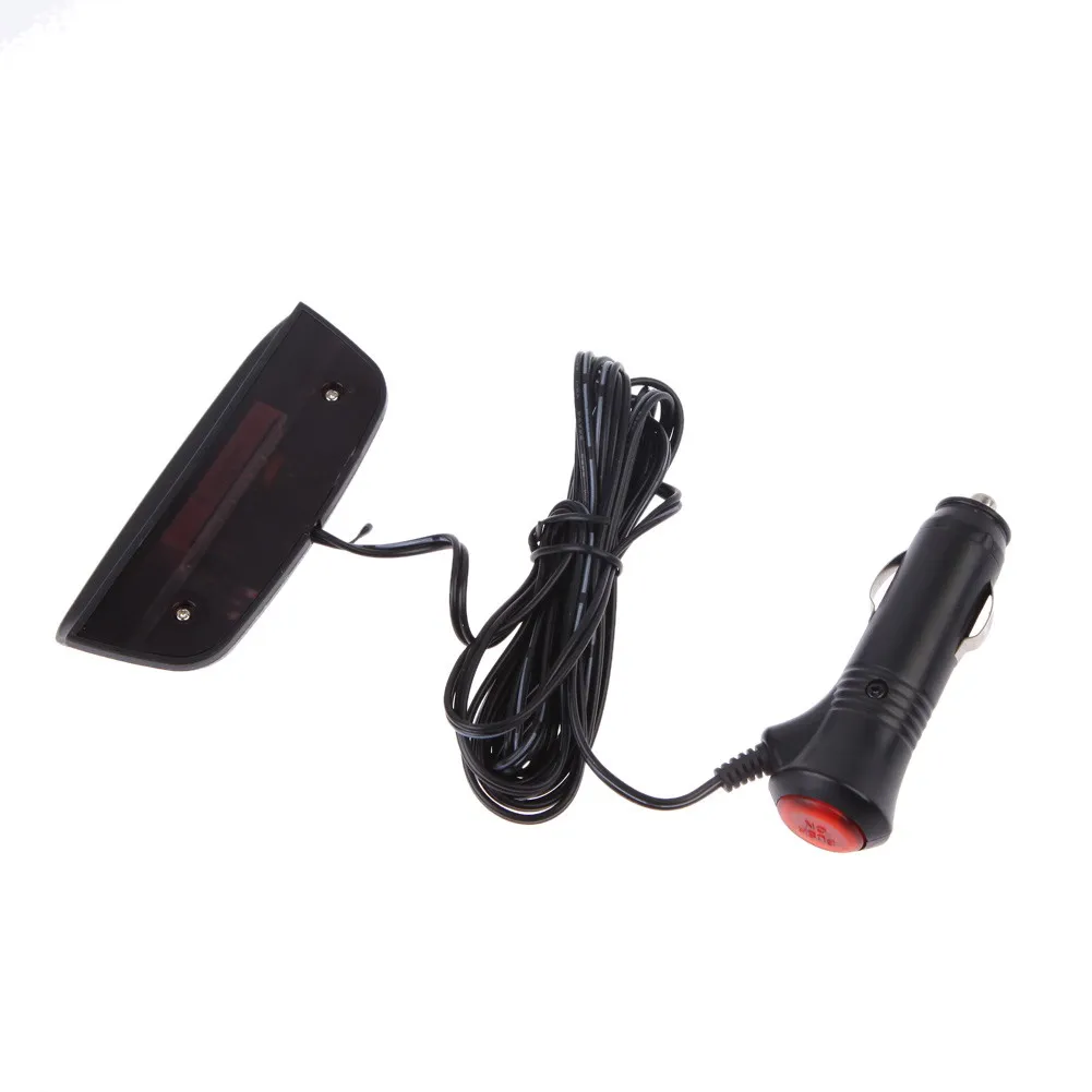 12V Car Interior LCD Digital Clock Auto Thermometer Thermograph Tempurature Voltage Meter Gauge Tester Monitor Voiture Accessory