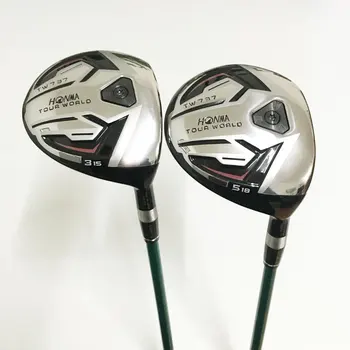 

New mens Golf clubs HonmaTW737P Golf fairway wood 3/15 5/18 Wood clubs with Graphite Golf shaft R or S flex Free shipping