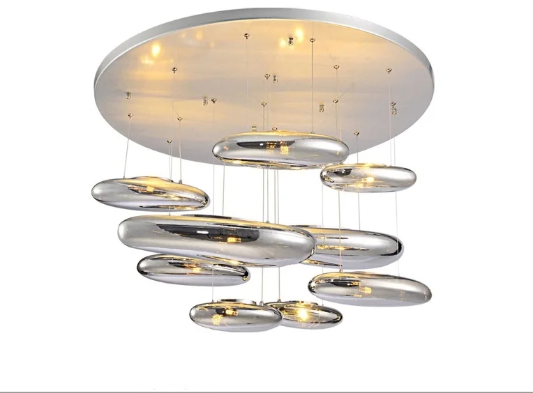 

Modern Space water drop mango Pendant Lights LED 110-220v liquid Luminaire Science Technology Pendant lamp