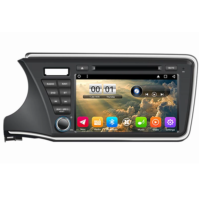 Discount 9" in-Dash Android Car DVD Player with TV/BT GPS 3G WIFI DVR,Audio Radio Stereo,Car PC/multimedia headunit for Honda City 2014 2