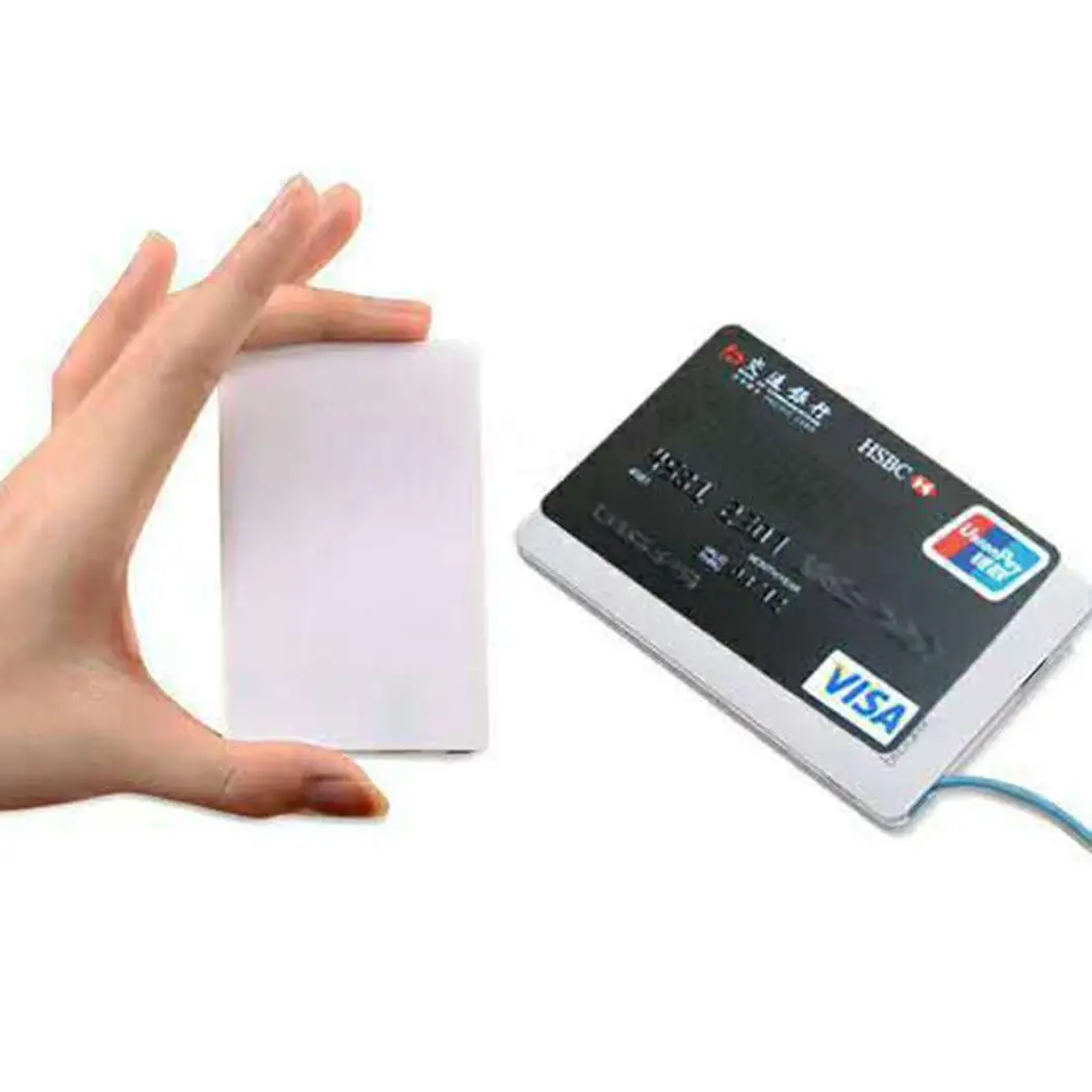 

Mini Battery Charger 2500mAh Super Thin Power Bank External Battery Bank for Universal Phone MP3 MP4 Portable Powerbank
