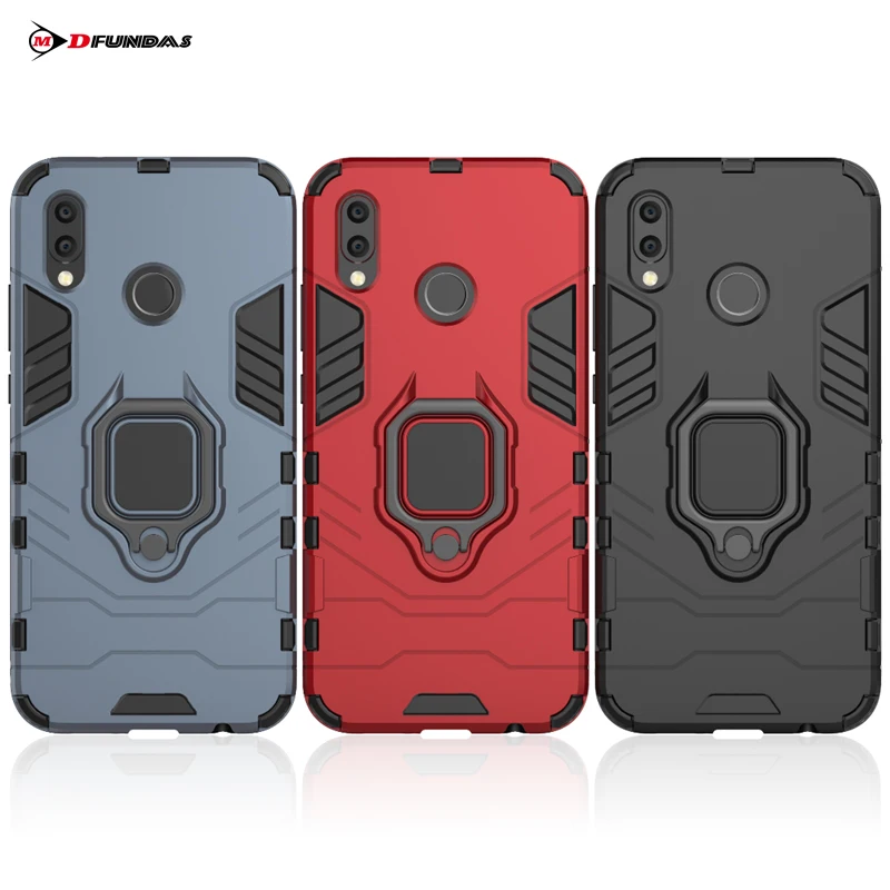 For Coque Case On Huawei P20 Lite Cases Pro P20lite Cover Back Hard Plastic Silicone Hybrid Armor Ring Shockproof | Мобильные