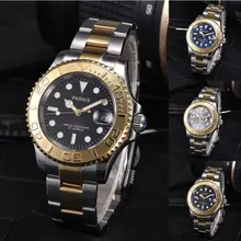 41mm parnis Black Blue Grey Dial Sapphire Crystal ceramic bezel Luminous Date 21 jewels Miyota Automatic Mechanical men's Watch 41mm parnis Black Blue Grey Dial Sapphire Crystal ceramic bezel Luminous Date 21 jewels Miyota Automatic Mechanical men's Watch