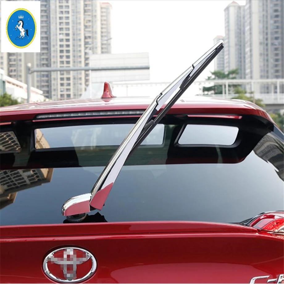 Yimaautotrims Auto Accessory Rear Windshield Window Rain Wiper Frame Cover Trim Fit For Toyota C ...