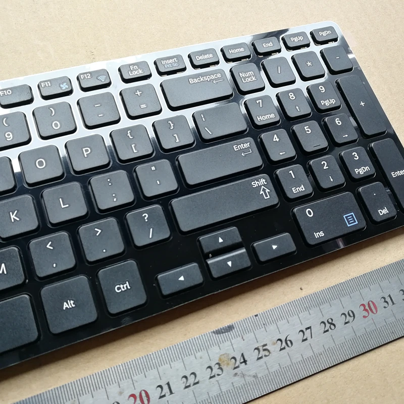 Eua novo teclado do portátil para samsung
