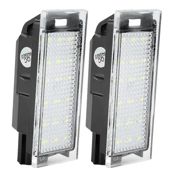 

Number Plate Light License Plate Light Lamp Bulbs designed for Renault Twingo Clio Megane Lagane with 18pcs LED Light Beads