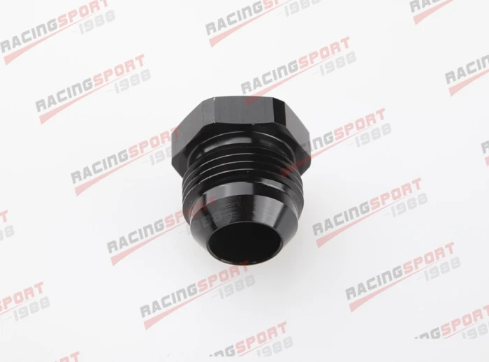 

-12 AN Male AN12 Flare Plug Fitting Aluminum BLACK AD32006 AN Plug