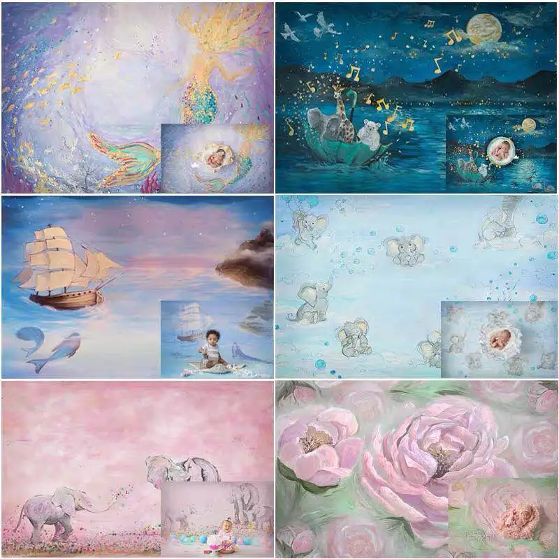 

Vinyl Photography Backgrounds Baby Shower Birthday Party Photo Backdrop Props Customized Photography Backdrops for Photo Studio