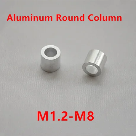 1mm 0.039" Cable Wire Rope Aluminum Sleeves Clip Fittings Crimps Loop 50pcs 