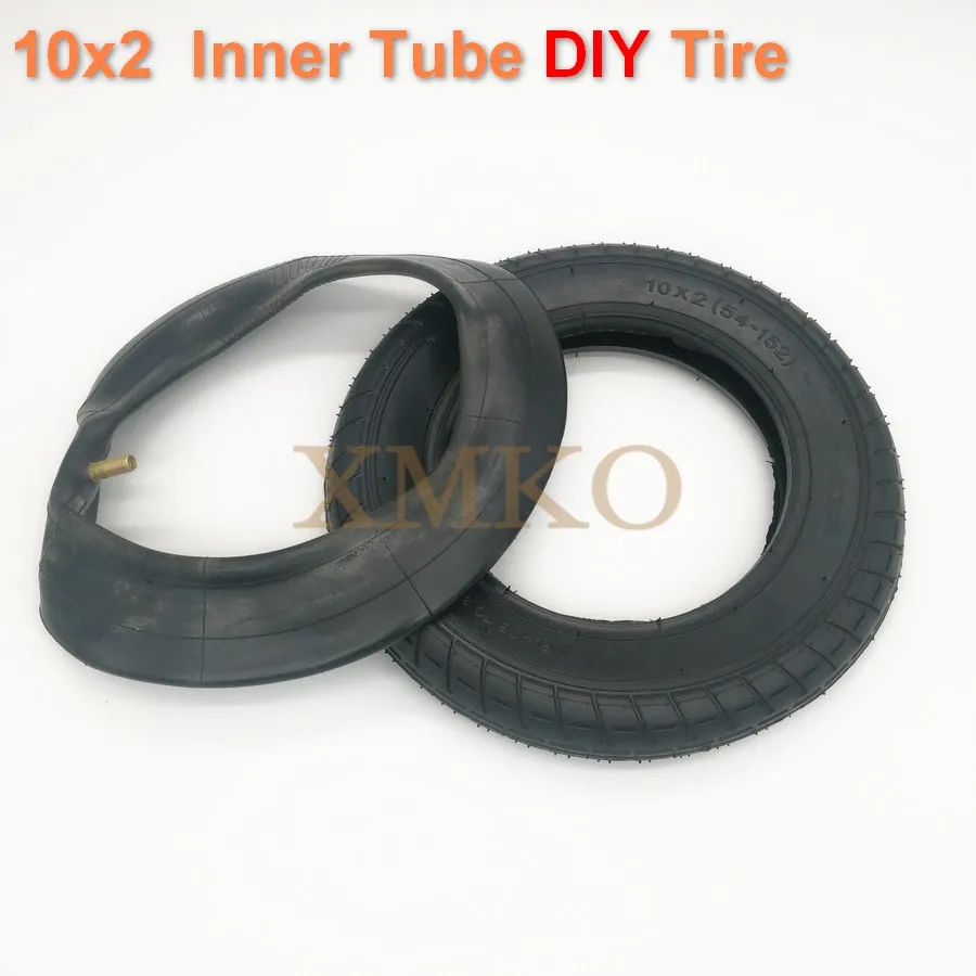 New Upgrade 10x2 Inner Tuber Tire DIY For Xiaomi Mijia M365 10x2 (54-152) DIY Wheel Electric Scooter Inflatable Tires