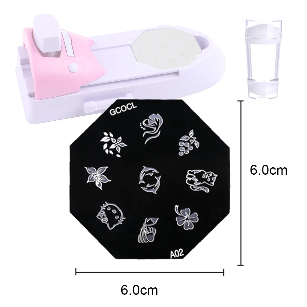 Набор стемпинга для ногтей 6 шт./9 шт. аксессуары для ногтей стемпер для ногтей искусство красивый трафарет мультфильм украшения born design