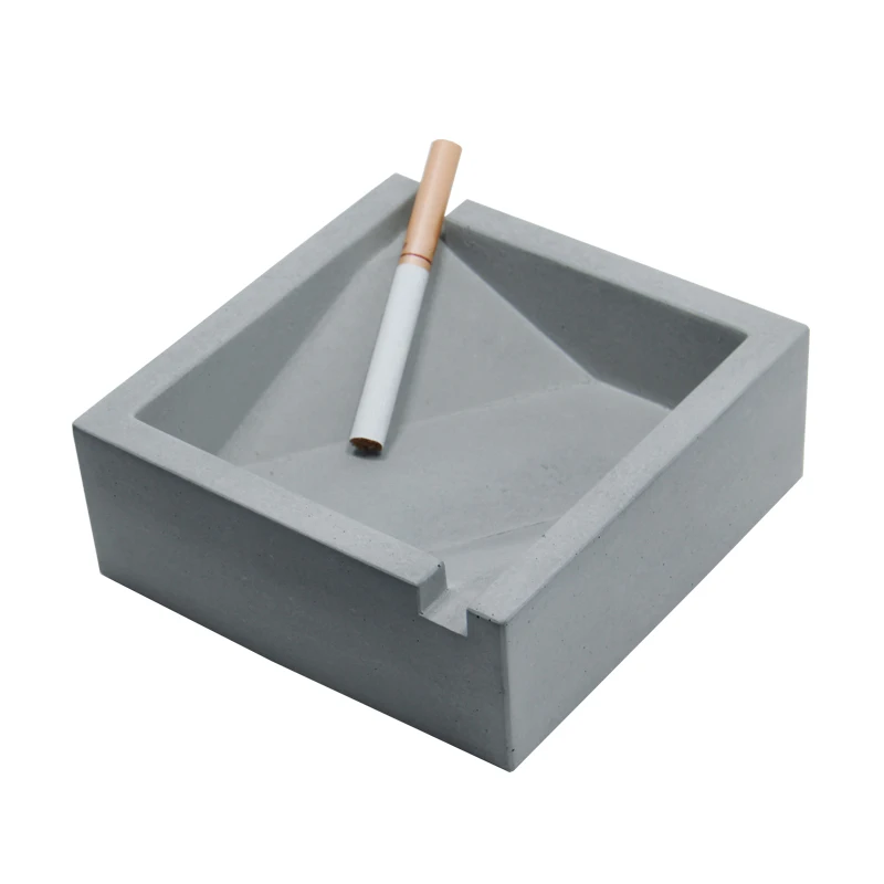 

concrete tray mold silicone mold Cement ashtray concrete art ashtray storage plate mould