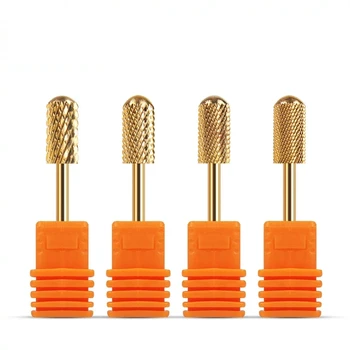 

Drill Milling Accessories Nail Drill Carbide Bit Golden Electric Nail Drill File Carbide Bits Nail Art Manicure Pedicure Tool