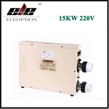 Eleoption 15 кВт 220 В термостат плавательный бассейн и спа домашняя ванна горячая ванна Электрический водонагреватель