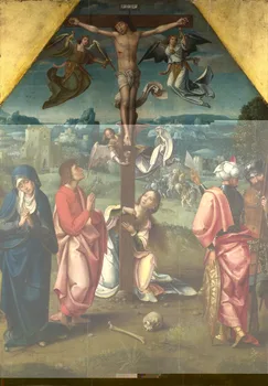 

wholesale Famous oil painting Replica # London Museum Religious ART # the crucifixion Christ on crossing painting on canvas