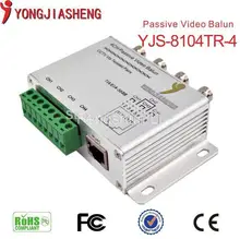 CCTV 4Ch DVR BNC UTP RJ45 Passive Video Balun Camera Cat5 Transceiver Security Video Balun Transmitter 1PCS