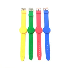 RFID 125Khz Adjustable Silicone Wristband EM4100 Waterproof Bracelet for Events Activities Only Read