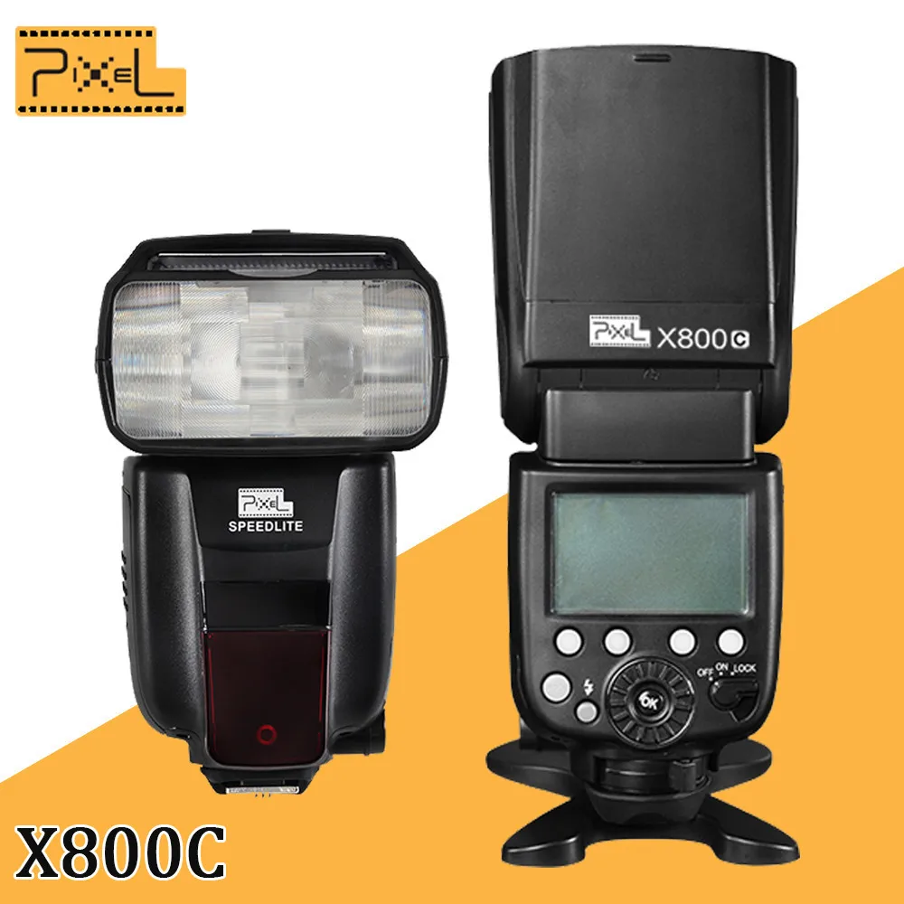 

Pixel X800C GN60 E-TTL 2.4GHz Radio Wireless HSS Flash Speedlite for Canon 5D Mark III 5D2 7D 6D 60D 70D 650D 750D 700D