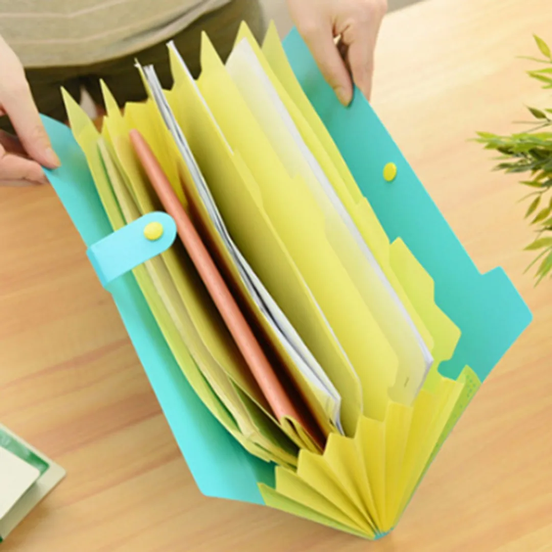 1pc x Plastic A4 Paper File Folder Cover Holder Document Office Supplies Portfolio