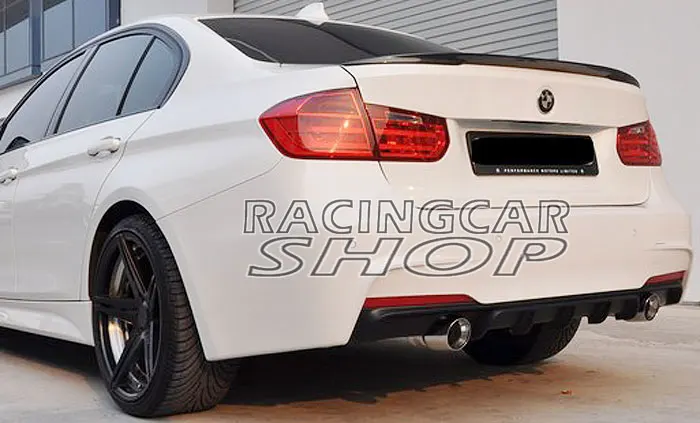 P Style REAR DIFFUSER for BMW F30 F31 3-series 335i M-TECH M-Sport BUMPER 2012UP