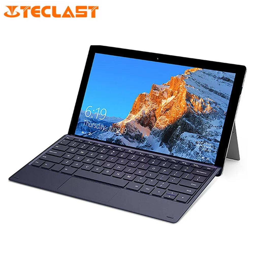 

Teclast X4 2 in 1 Tablet PC Laptop 11.6' IPS Windows 10 Celeron N4100 Quad Core 8GB RAM 256GB SSD 5MP HDMI Type-C With Keyboard