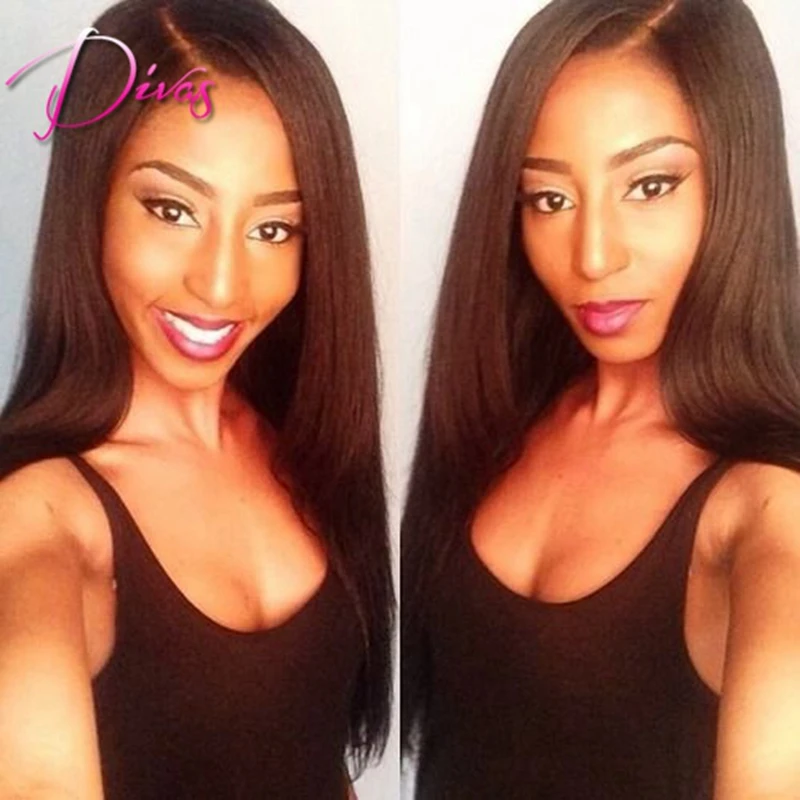 Silk font b Straight b font Silk Top Lace Front Human font b Hair b font