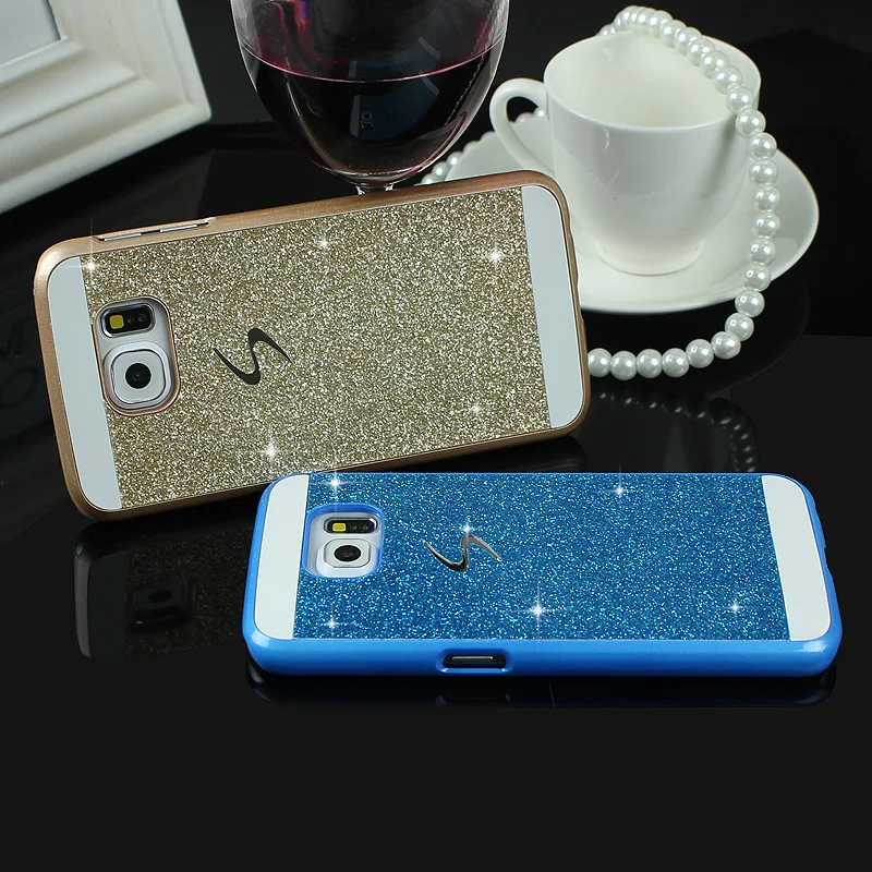 Жесткий пластиковый Чехол со стразами и кристаллами для Samsung Galaxy S6 S7 Edge Plus S5 A3 A5 A7 J5