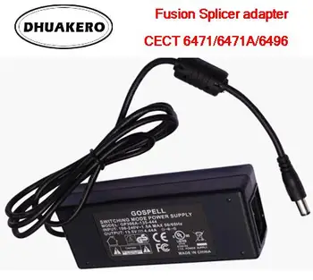 

free shipping AB122 FTTH CECT 6471/6471A/6496 Optical Fiber Fusion Splicer machine supply power charger adapter