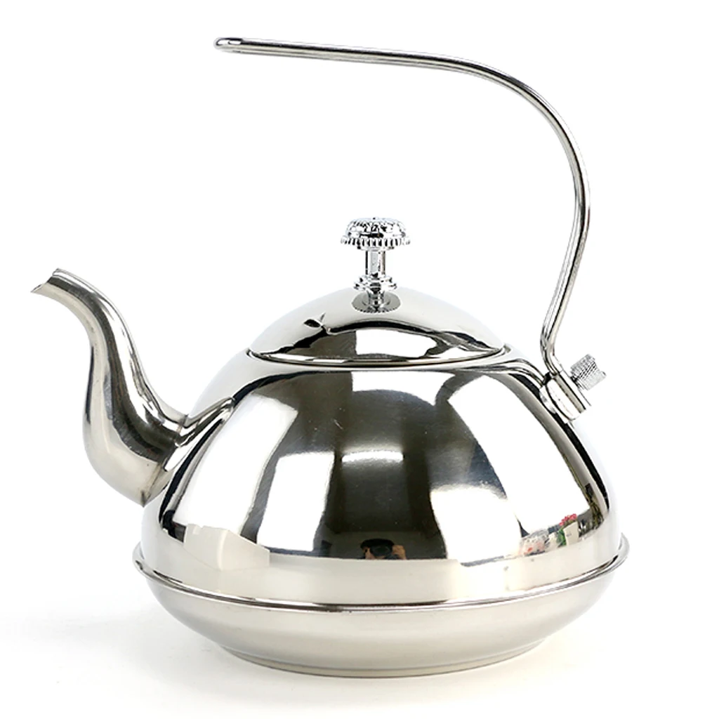 2L Whistling Tea Kettle with Handle Stainless Steel Teapot for Stovetops