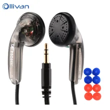 OLLIVAN spor kulaklık düz kafa kulakiçi VE keşiş artı kulaklık Stereo bas kulaklık Iphone XiaoMi Samsung Huawei tüm telefonlar