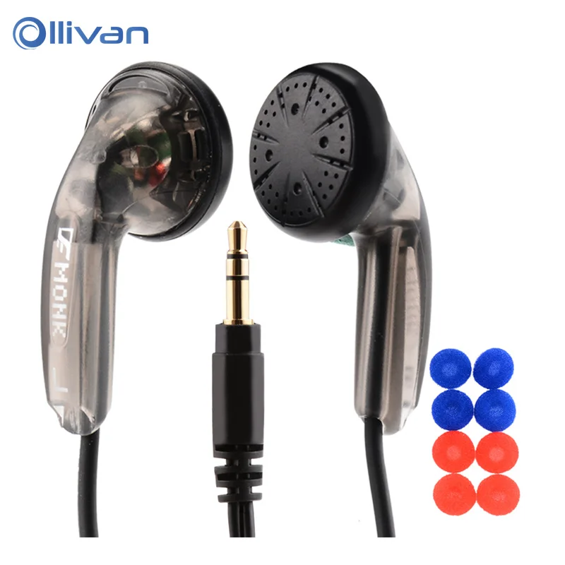 OLLIVAN Sports Earphone Flat Head Earbuds VE Monk Plus Earphones Stereo Bass Headset for Iphone XiaoMi Samsung Huawei all Phones