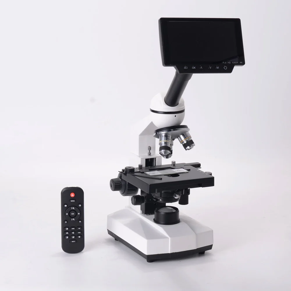 40X 1600X Professional Biological Microscope Kit Double Layer