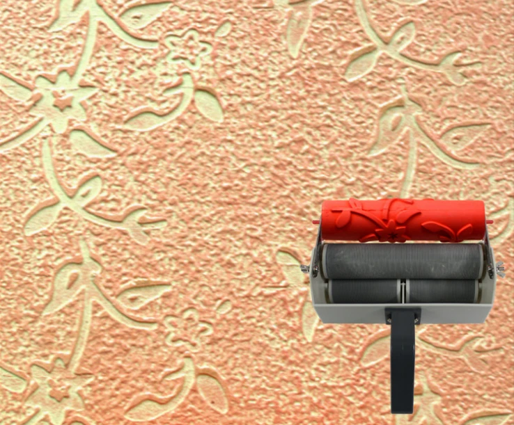 

Wall printing mould 7 inch pattened roller for wall decoration tetuxed roller no.118