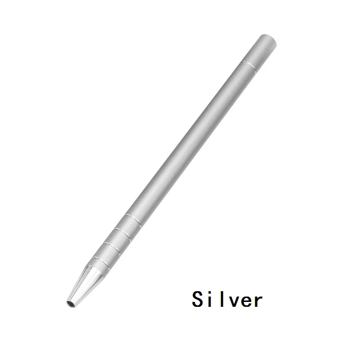 Tattoo Black Hair Razor Pen Engraving Manual Pen for Barbershop Making Stripes Pattern Eyebrows Hair Beards Carving Modeling - Цвет: silver