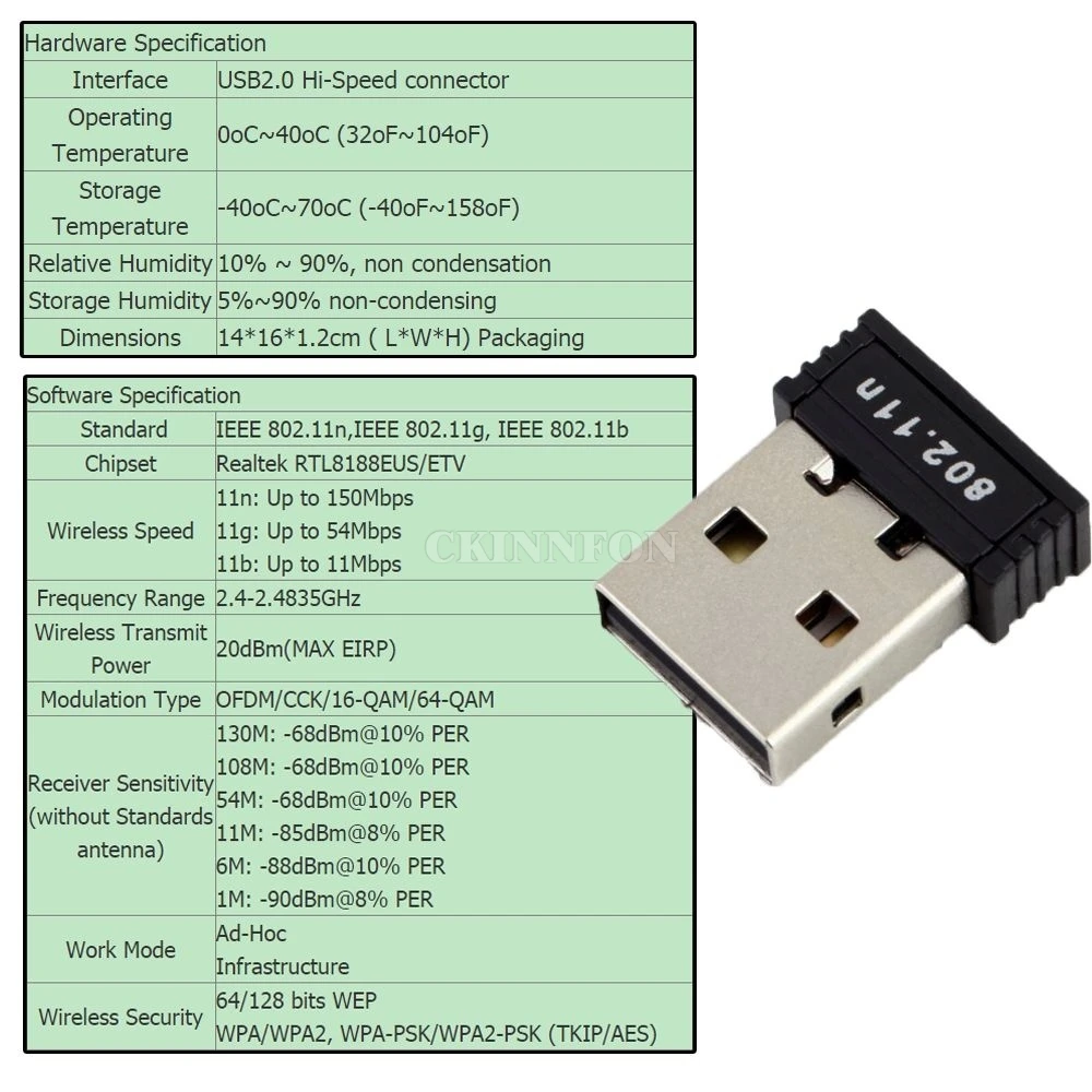 100 шт./лот 802.11n/g/b 150 Мбит/с мини ПК/STB/антенна для ноутбука USB адаптер беспроводной сети LAN WiFi