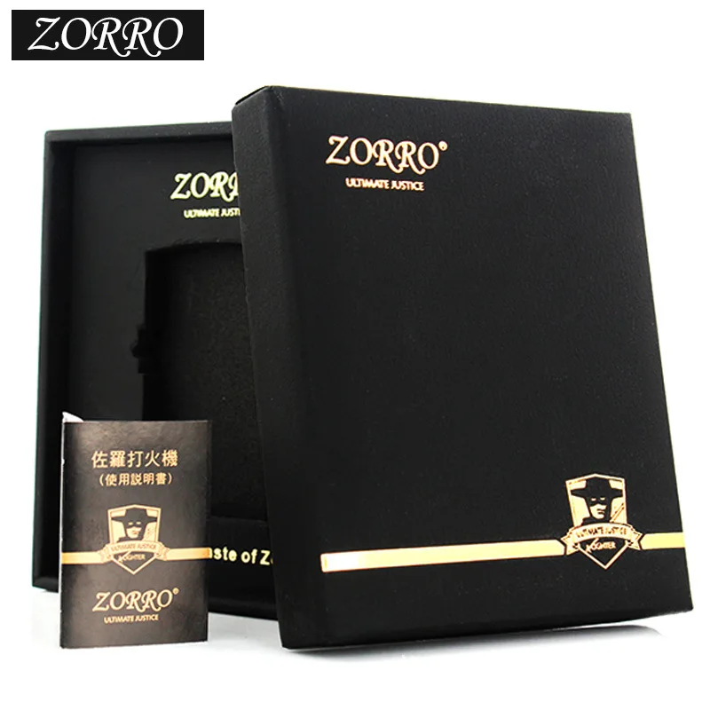 Керосиновая Зажигалка Zorro Constantine, винтажная керосиновая масляная зажигалка с подарочной коробкой, гаджеты для мужчин, керосиновая зажигалка, прикуриватель