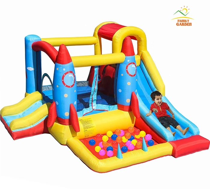 Реактивный надувной прыгун замок Jumper Bouncer House с воздуходувкой 450 Вт шар бассейн