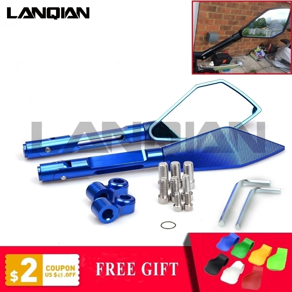 

Universal Motorcycle Accessories Rearview Side Mirror Motorcycle Mirrors For Yamaha XT1200 Super Tenere/ES XT660 R/X/Z Tenere