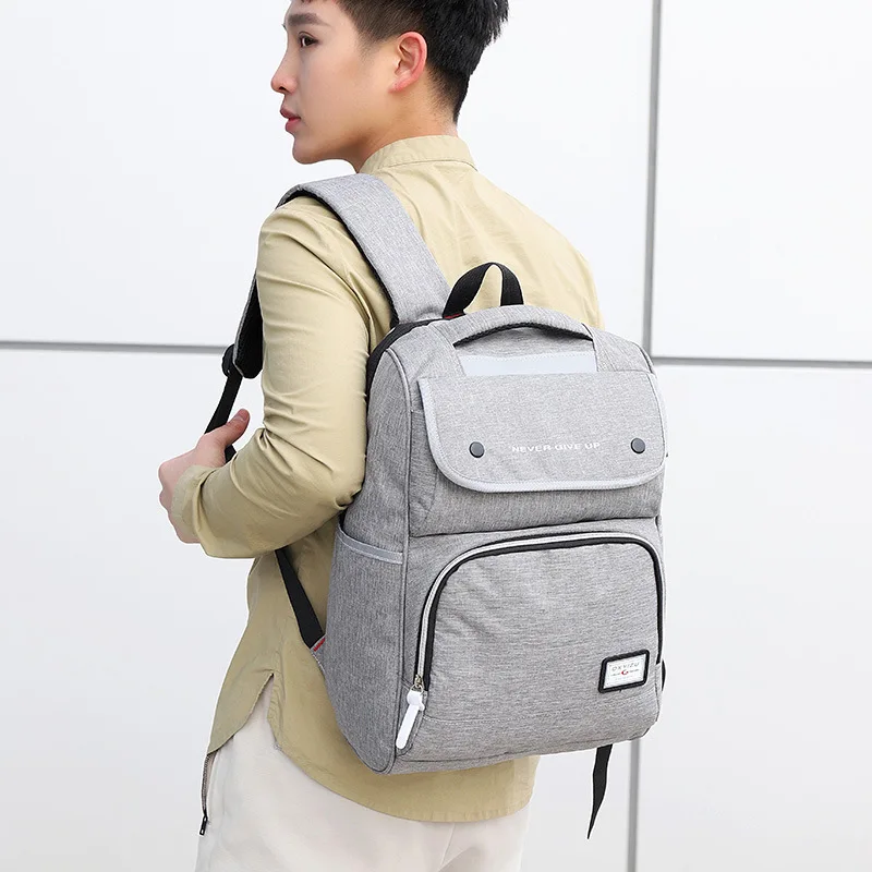 

USB Charging Men Backpack Women Bag Back School Bags for Teenage Girls Boys Oxford Large Laptop Back Pack Bag Pack Luminous