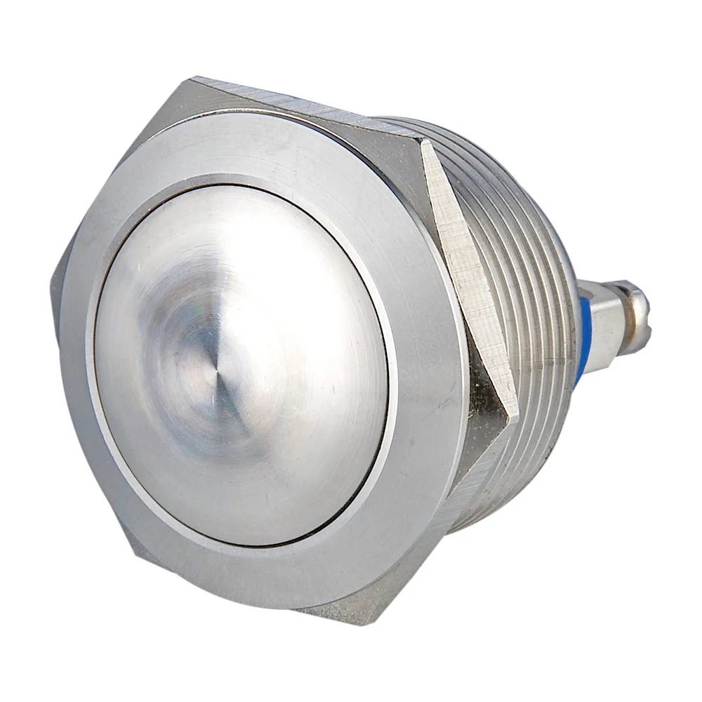 LANGIR Normally Open Momentary Stainless Steel Push Button Switch with