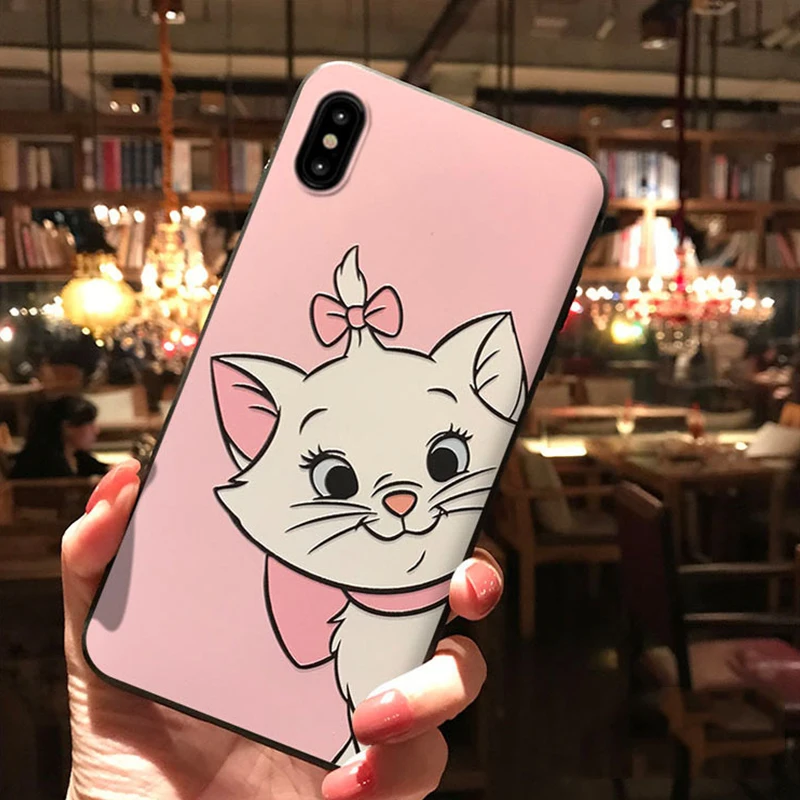 

3D Relief Case For Xiaomi Redmi Note 6 5 Plus 3 3S Pro 4A 4X 5A 6A 4 Global For Redmi S2 Case For Xiaomi Mi A2 A1 Soft Cat Cute