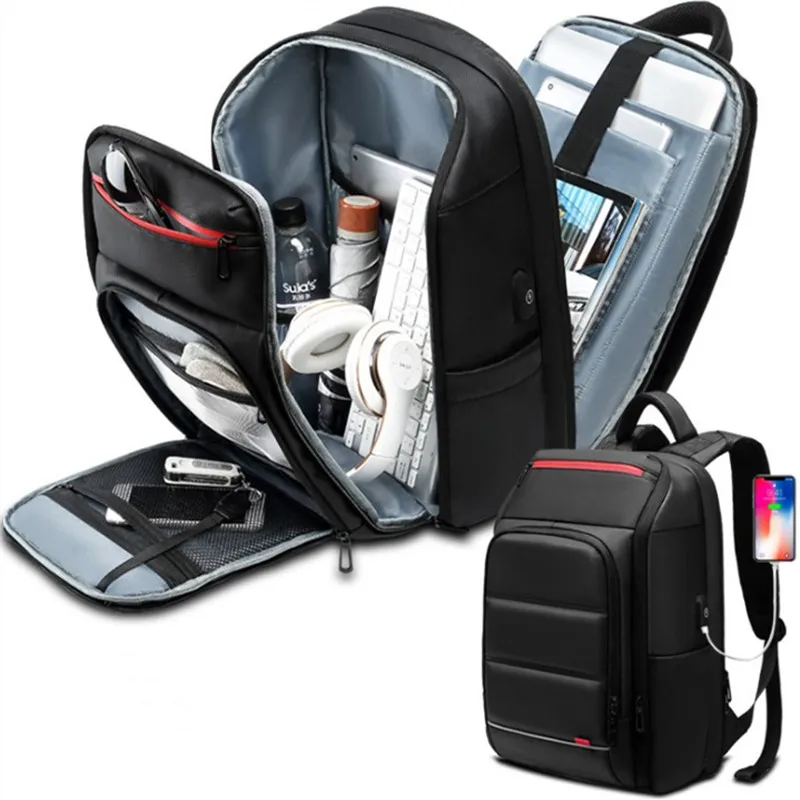 Business Backpack Multifunctional External USB Charge Port Laptop Bag