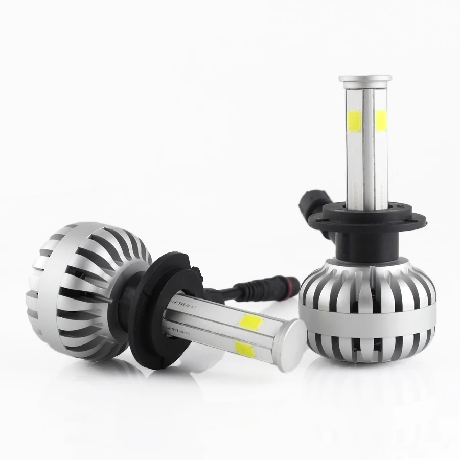 NEW DESIGN 2X Plug & Play H7 H11 COB LED 40W 4200LM 6000K XENON WHITE BULB REPLACEMENT DRL