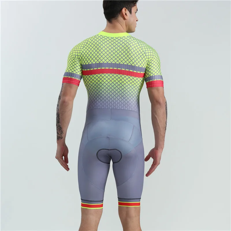 2019 summer swimwear men short sleeve cycling skinsuit BOESTALK selling Professional competition bike ciclismo triathlon suit