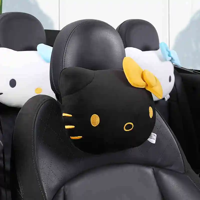 Hello kitty стиль подголовник автомобиля подушка для шеи авто защита шеи Отдых подушки для салона автомобиля девушка для подарка
