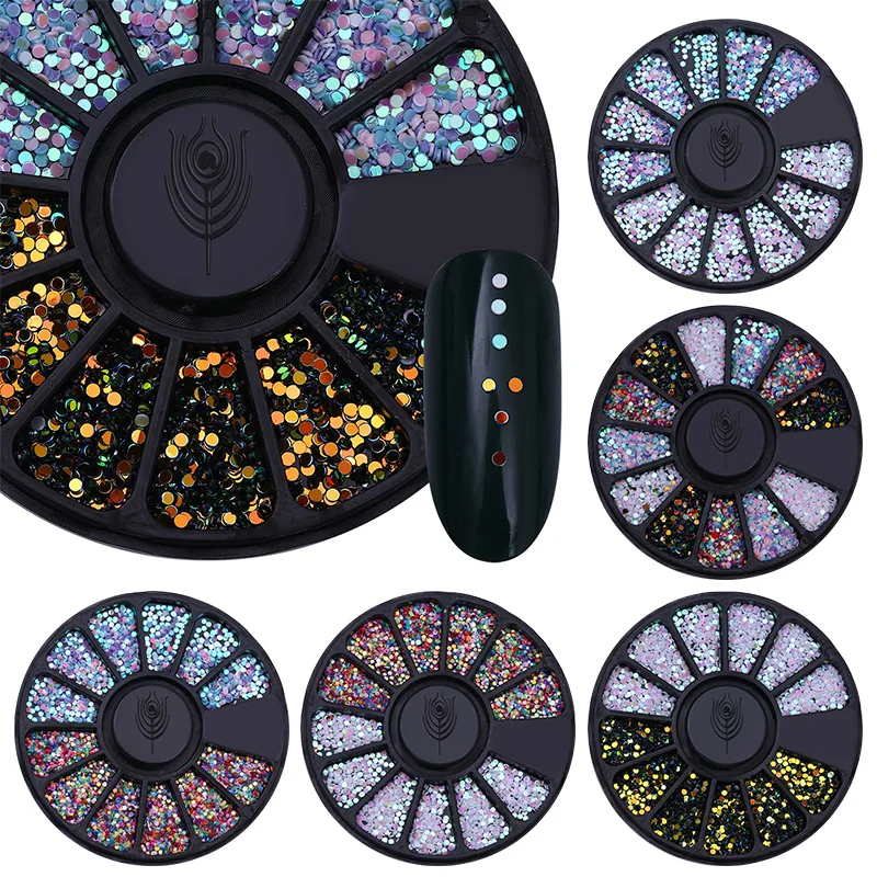 Mixed Color Chameleon Nail Rhinestone AB Color Irregular Beads 3D Nail Art DIY Design Decoration In 1